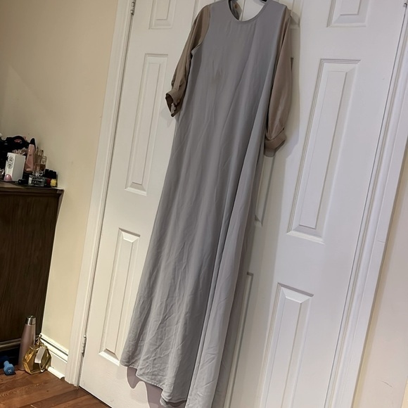 Neutral  Kaftan maxi Dress - Picture 3 of 13